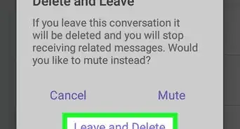 Delete a Viber Group on Android