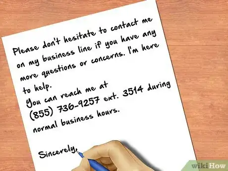 Image titled End a Letter Sincerely Step 7