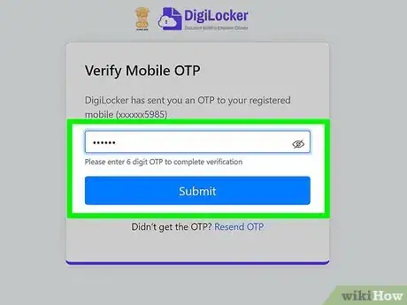 Image titled Activate an Account in Digilocker Step 4
