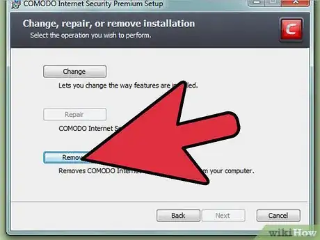 Image titled Uninstall Comodo Internet Security Premium Step 4