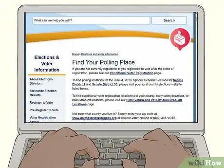 Image titled Find Out Where to Vote Step 2