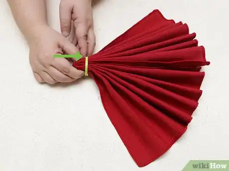Image titled Fold a Napkin for a Napkin Ring Step 9