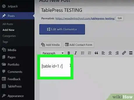 Image titled Insert a Table in WordPress Step 15