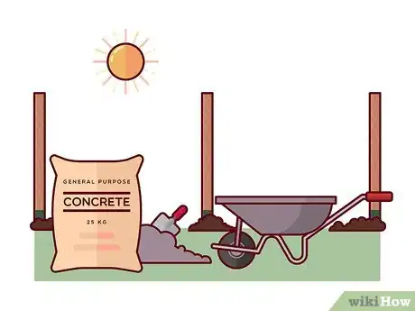 Image titled Replace a Fence Post in Concrete Step 11