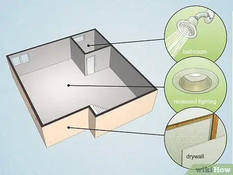 Image titled Decorate a Basement Step 1