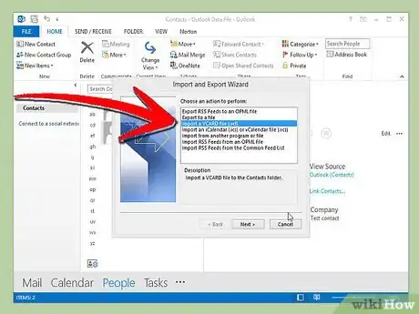 Image titled Convert Vcard Contacts to Microsoft Outlook Format Step 2Bullet2