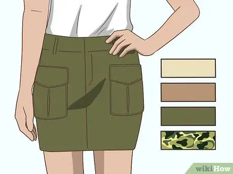 Image titled Wear a Cargo Skirt Step 3