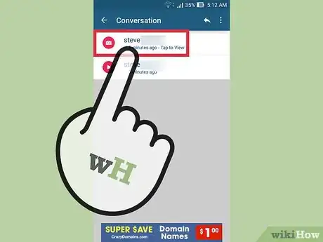 Image titled Save Snapchat Pictures Without Notifying Others Step 12