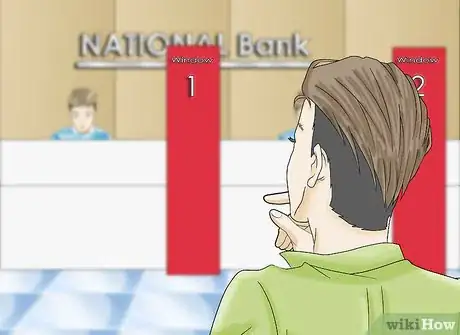 Image titled Practice Proper Bank Etiquette Step 3