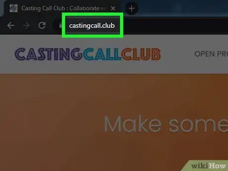 Image titled Create a Casting Call on Casting Call Club Step 1