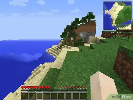 Image titled Make a Good Minecraft House on Your First Night Step 1