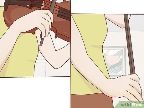 Image titled Keep a Bow Straight on a Violin Step 5