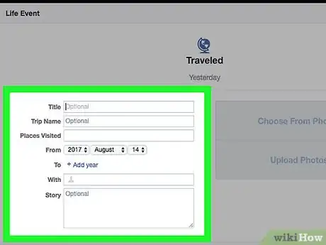 Image titled Add Life Events on Facebook Step 14