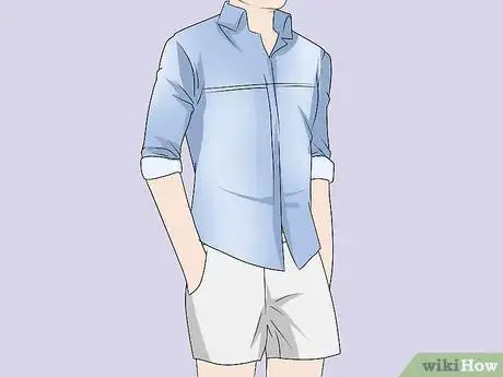 Image titled Wear a Denim Shirt Step 4