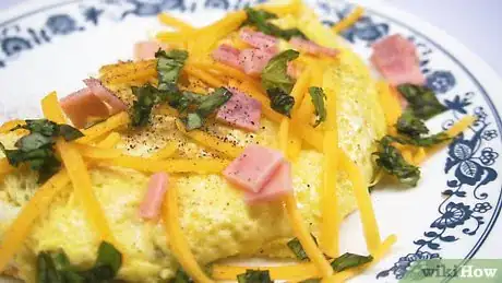 Image titled Make a Ham and Cheese Omelet Step 12