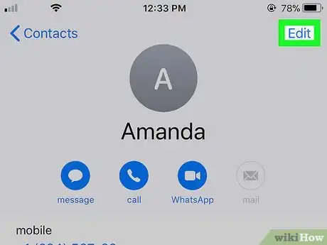 Image titled Edit Contacts on iPhone Step 4