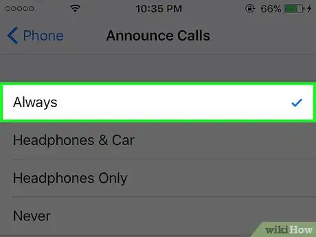 Image titled Set an iPhone to Always Announce Calls Step 4