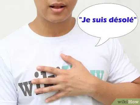 Image titled Say Sorry in French Step 1