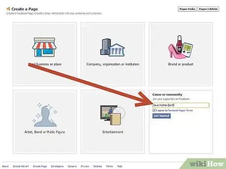 Image titled Start a Facebook Movement Step 3