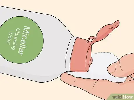 Image titled Cleanse Your Skin with Micellar Water Step 01