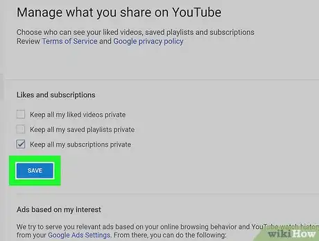 Image titled Make YouTube Music Subscriptions Private on PC or Mac Step 6