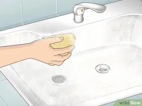 Image titled Clean a Kitchen Sink with Vinegar Step 5
