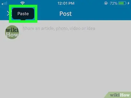 Image titled Post an Article on LinkedIn on iPhone or iPad Step 4