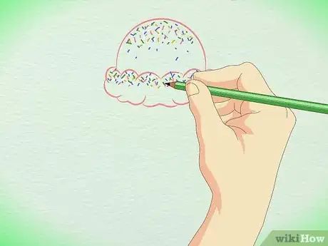 Image titled Draw a Detailed Ice Cream Cone Step 12