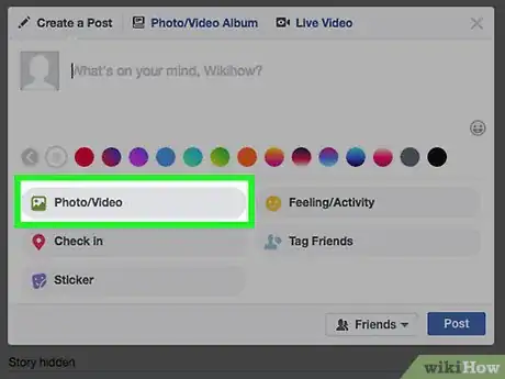Image titled Upload a Video on Facebook Step 9