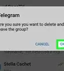 Leave a Telegram Group on Android
