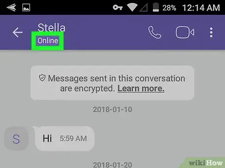 Image titled Know if Someone Is Online on Viber on Android Step 5
