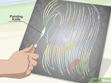 Image titled Do Paint Scrape Art Step 9