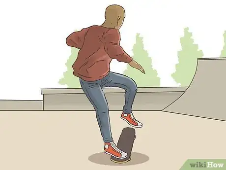 Image titled 180 on a Skateboard Step 12