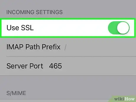 Image titled Use SSL for a Mail App Email Account on an iPhone Step 16