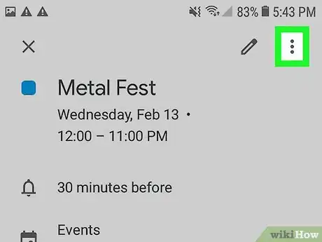 Image titled Remove an Event from Google Calendar on Android Step 3