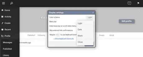 Image titled Enable Night Mode on Quotev Step 6