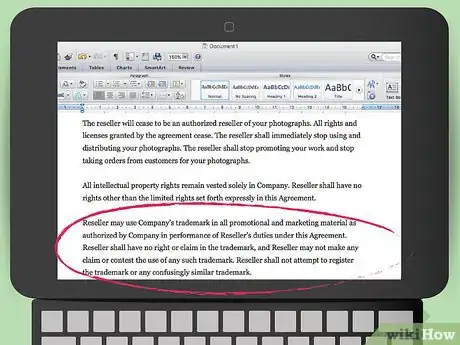 Image titled Draft a Reseller Agreement for Photographs Step 17