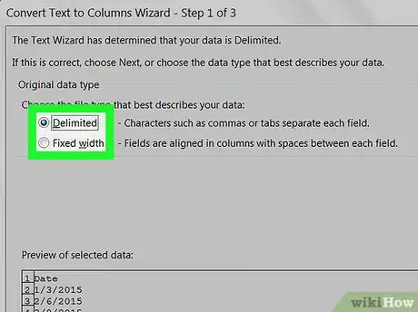 Image titled Split a Cell in Excel on PC or Mac Step 6