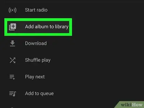 Image titled Save Albums to Your Library on YouTube Music on iPhone or iPad Step 4