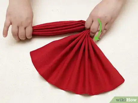 Image titled Fold a Napkin for a Napkin Ring Step 8
