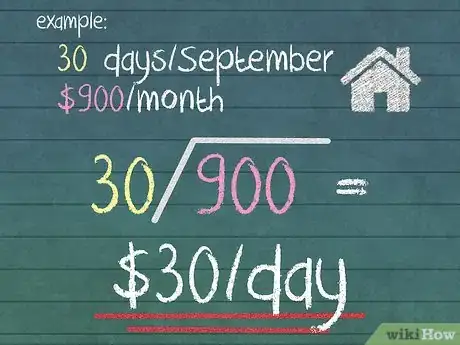 Image titled Prorate Rent Step 1