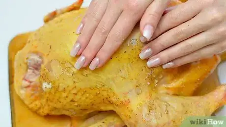 Image titled Coat a Thanksgiving Turkey with Sage Butter Step 7