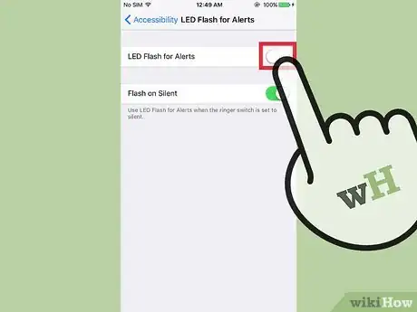 Image titled Disable LED Flash for Alerts on an iPhone Step 6
