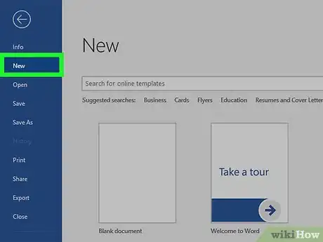 Image titled Make Business Cards in Microsoft Word Step 1