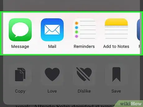 Image titled Share News Stories from Your iPhone Step 4