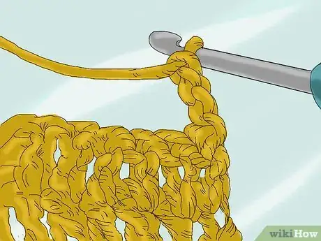 Image titled Crochet Petal Cone Edging Step 7