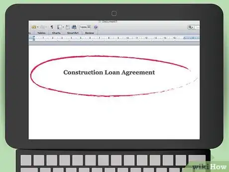 Image titled Draft a Construction Loan Agreement Step 3