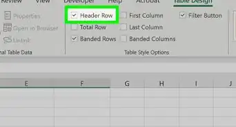 Add Header Row in Excel