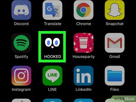 Image titled Get Unlimited Hoots on the Hooked App on iPhone or iPad Step 1