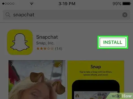 Image titled Download Snapchat on an iPhone Step 7